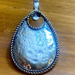 Silvertone Pendent
